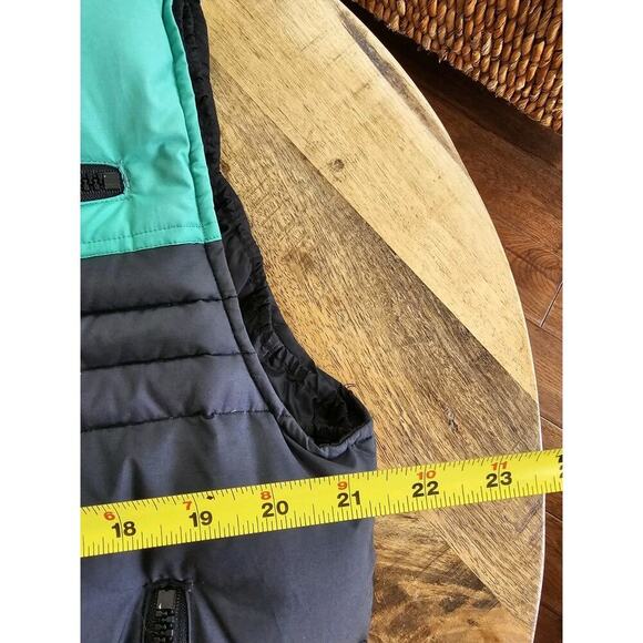 Profile Vintage Colorblock Down Filled Ski Vest Women’s Size M Pockets Aspres - Picture 3 of 14